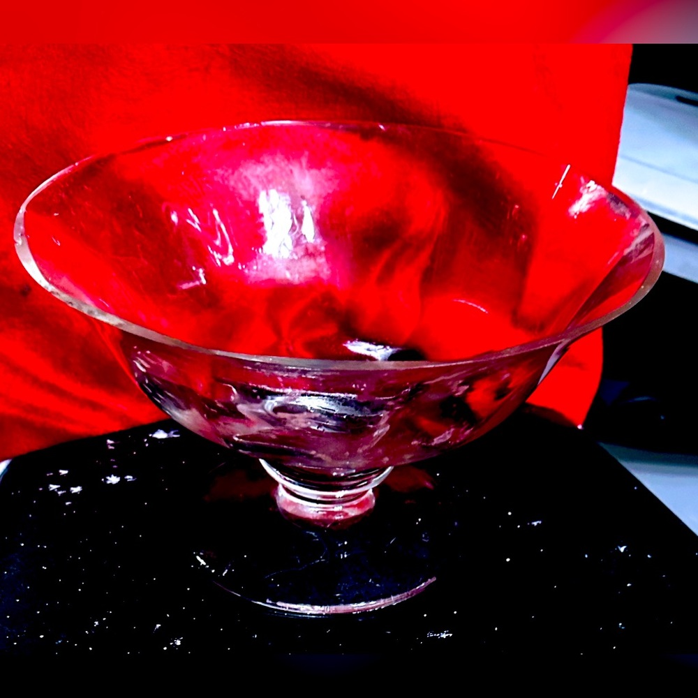 Simon Pearce glass bowl